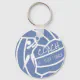 Custom Colour Personalised Netball Coach Keychain | Zazzle