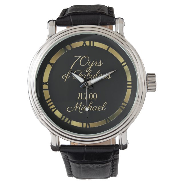 Custom Commemorative Watch - man woman kids (Front)