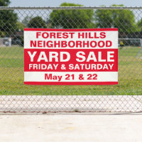 Custom Community Neighborhood Sale Yard