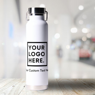 Custom Company Add Text  Logo Personalized Water Bottle