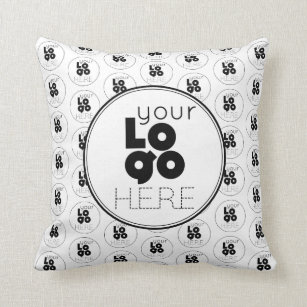 black and white graphic pillows