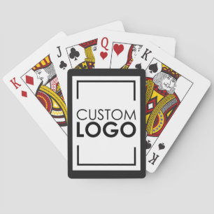 Custom Company Brand Large Business Logo Poker Cards