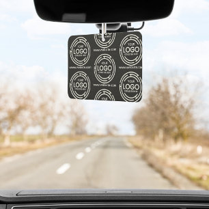 Custom Company Branded Business Logo black  Air Freshener