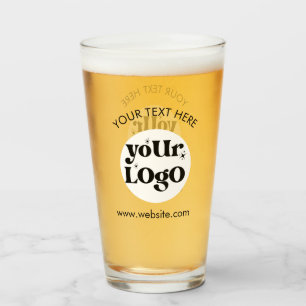Custom Company Branded Business Logo Glass