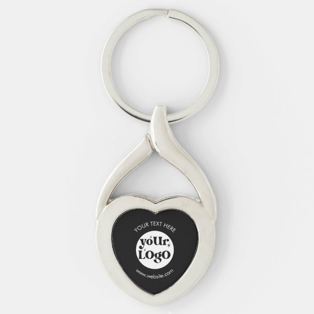 Custom Company Branded Business Logo Keychain (Front)
