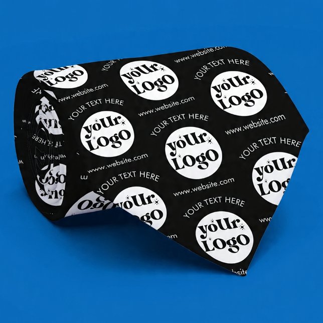 Custom Company Branded Business Logo Neck Tie (Creator Uploaded)