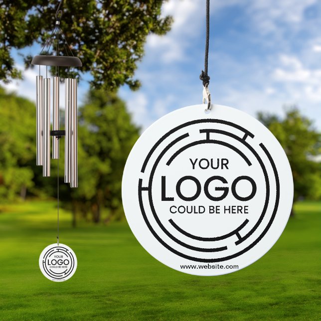 Custom Company Branded Business Logo  Wind Chime (Outdoor)