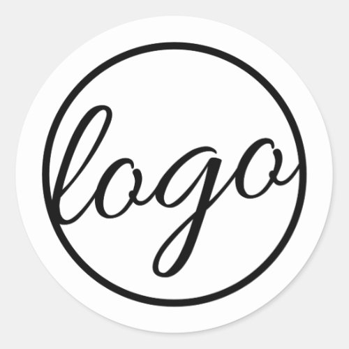 Custom Company Branding Logo Business Classic Round Sticker