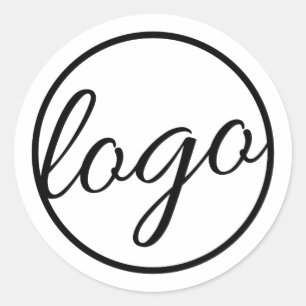 Custom Company Branding Logo Business Classic Round Sticker