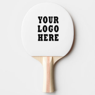 Custom Company Business Brand Logo Ping Pong Paddle
