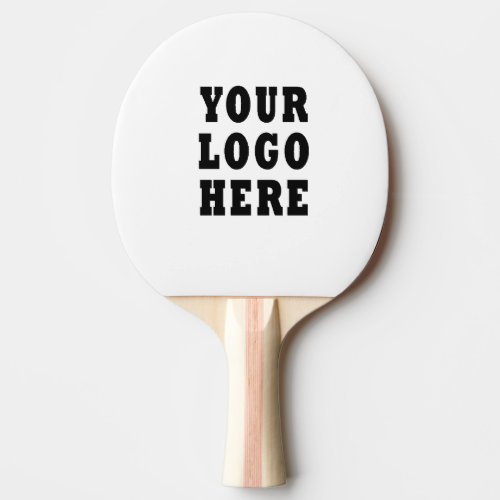 Custom Company Business Brand Logo  Ping Pong Paddle