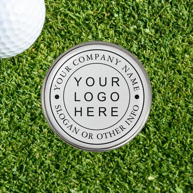 Custom Company Business Circle Logo Golf Ball Marker (Creator Uploaded)