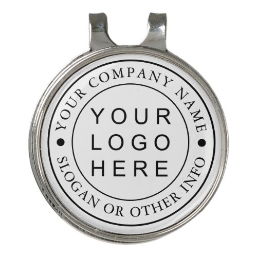 Custom Company Business Circle Logo Golf Hat Clip