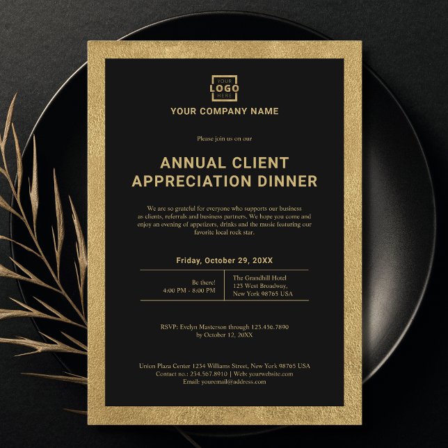 Custom Company Business Corporate Event Party Invitation (Creator Uploaded)