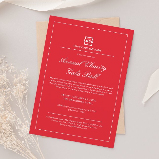 Custom Company Business Corporate Event Party Invitation (Creator Uploaded)