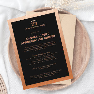 Custom Company Business Corporate Event Party Invitation