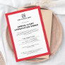 Custom Company Business Corporate Event Party Red Invitation