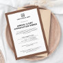 Custom Company Business Corporate Party Brown Invitation