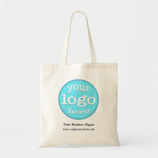 Custom Company Business Event Logo Promotion Slim Tote Bag | Zazzle.com