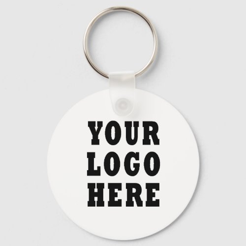 Custom Company Business Logo 2 Side Keychain