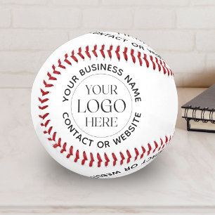 Custom Company Business Logo and Texts Promotional Softball