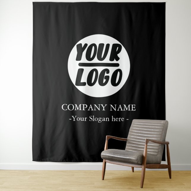 Custom Company business Logo Backdrop For Events (In Situ)