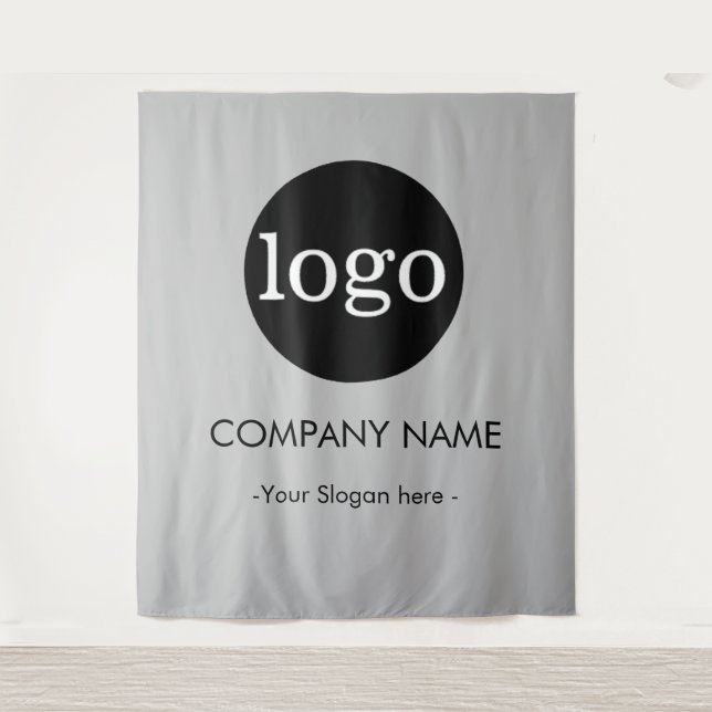 Custom Company business Logo Backdrop For Events (Front)