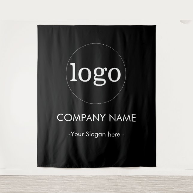 Custom Company business Logo Backdrop For Events (Front)
