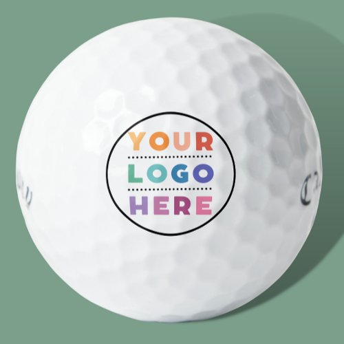 Custom Company Business Logo Branded Golf Balls
