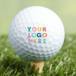 Custom Company Business Logo Branded Golf Balls at Zazzle