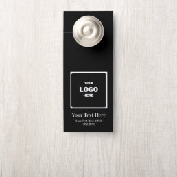 Custom Company Business Logo Branded Professional Door Hanger