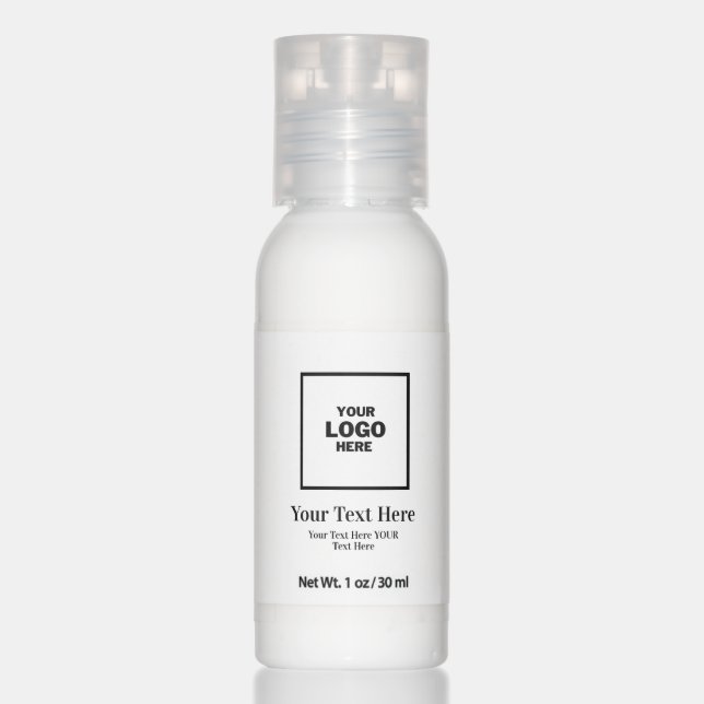 Custom Company Business Logo Branded Professional  Hand Lotion (Front)