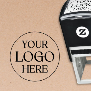 Custom Company Business Logo Branded Self-inking Stamp