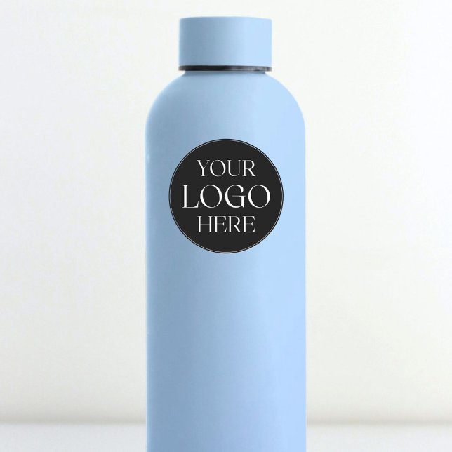 Custom Company Business Logo Branded Tumbler Sticker (In situ)