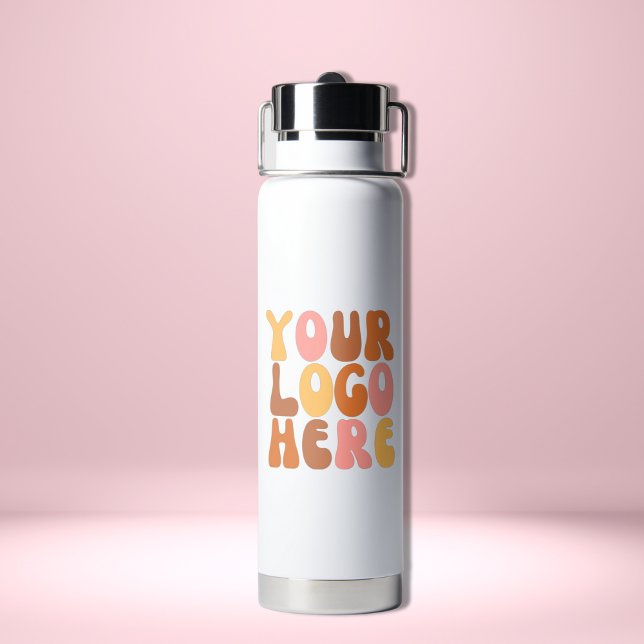 Custom Company Business Logo Branded Water Bottle (Creator Uploaded)