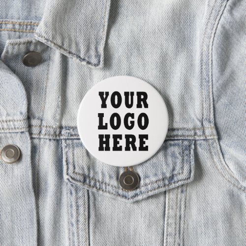 Custom Company Business Logo  Button