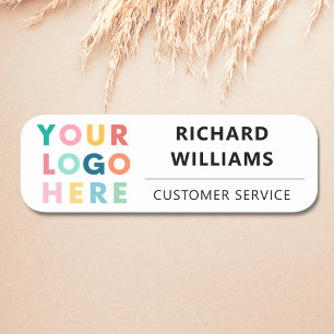 Custom Company Business Logo Employee Magnetic Name Tag