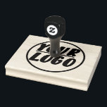 Custom Company Business Logo Large Stationery  Rubber Stamp<br><div class="desc">Personalized Company Business Logo Large Stationery Rubber Stamp</div>