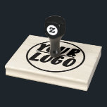 Custom Company Business Logo Large Stationery  Rubber Stamp<br><div class="desc">Personalized Company Business Logo Large Stationery Rubber Stamp</div>
