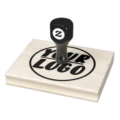 Custom Company Business Logo Large Stationery  Rubber Stamp