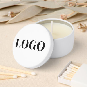 Custom Company Business Logo Mini Candle Favors