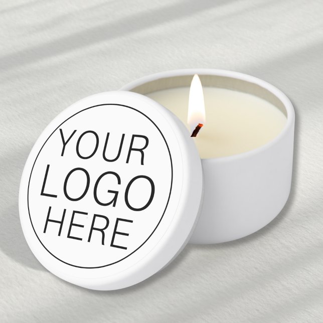 Custom Company Business Logo  Mini Candle Favors (Custom Company Business Logo Mini Candle Favors
)