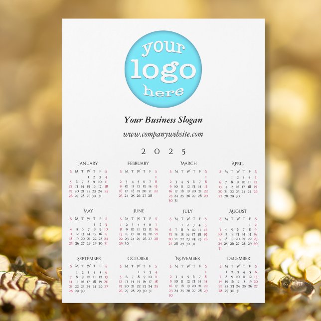 Custom Company Business Logo Office 2025 Calendar (Custom Company Business Logo Office 2025 Calendar)