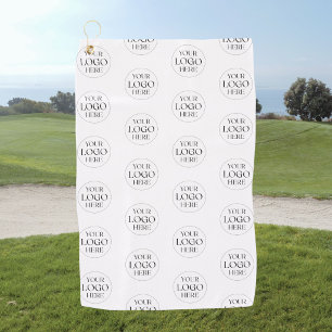 Custom Company Business Logo Pattern Promotional  Golf Towel