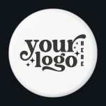 Custom Company Business Logo Personalized Fridge Magnet<br><div class="desc">Are you looking for branded giveaways for your business event? Check out this Custom Company Business Logo Personalized Fridge magnet. You can easily customize it with your logo and you're done. No minimum orders,  also bulk orders possible. Happy branding!</div>