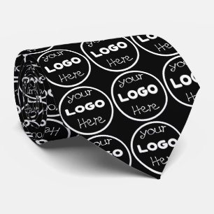 Custom Company Business Logo Professional  Neck Tie