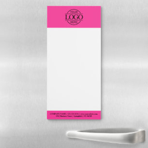 Custom Company Business Logo Promotional Branding Magnetic Notepad