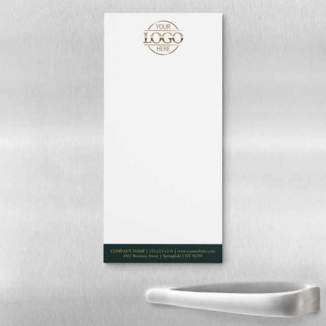 Custom Company Business Logo Promotional Branding Magnetic Notepad (In Situ)