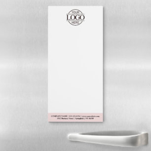 Custom Company Business Logo Promotional Branding Magnetic Notepad
