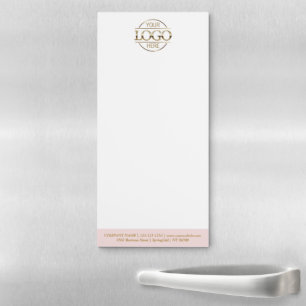 Custom Company Business Logo Promotional Branding Magnetic Notepad